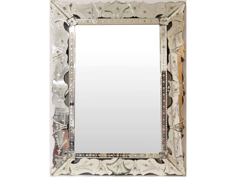 MIROIR dit de "Venise" rectangulaire dans...