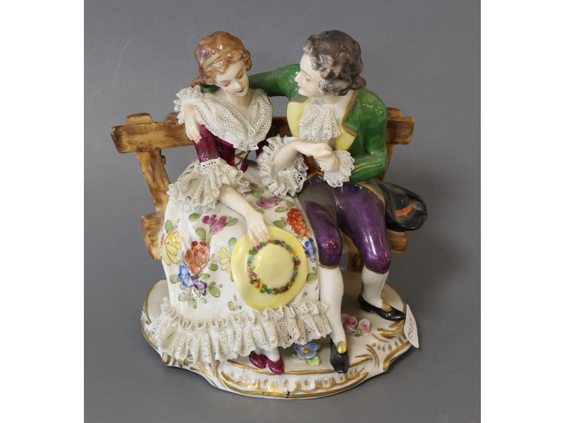 Dans le goût du XVIIIe siècle, vers 1900