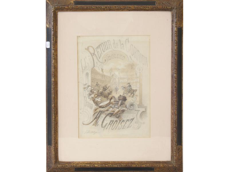 Attribué à J. B. ORTEGA, vers 1900