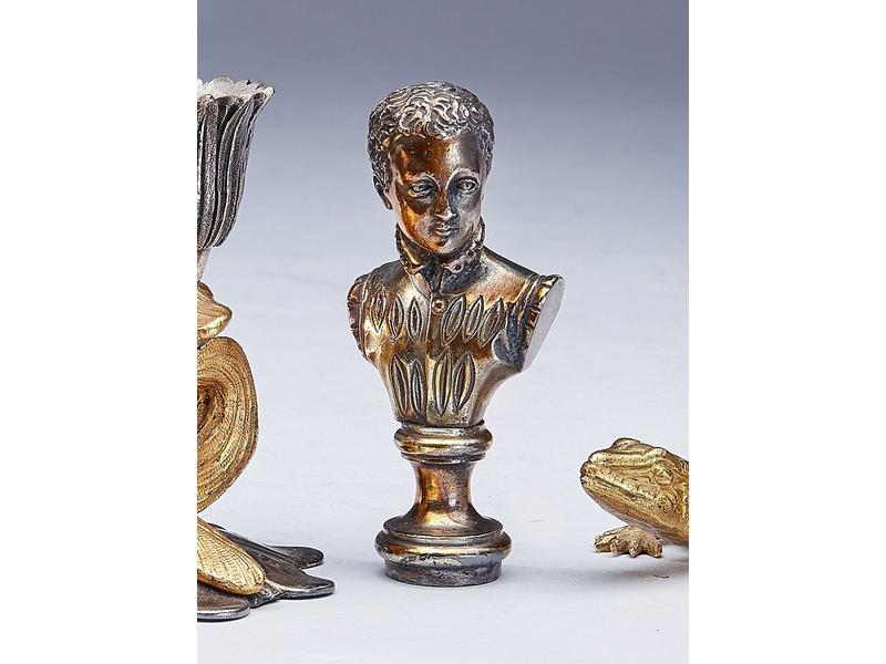 PETIT BUSTE D'HENRI IV enfant, d'après Bosio,...