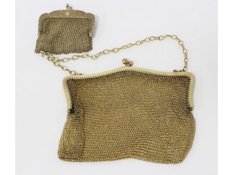 PETIT SAC À MAIN en argent doré (800) à ...