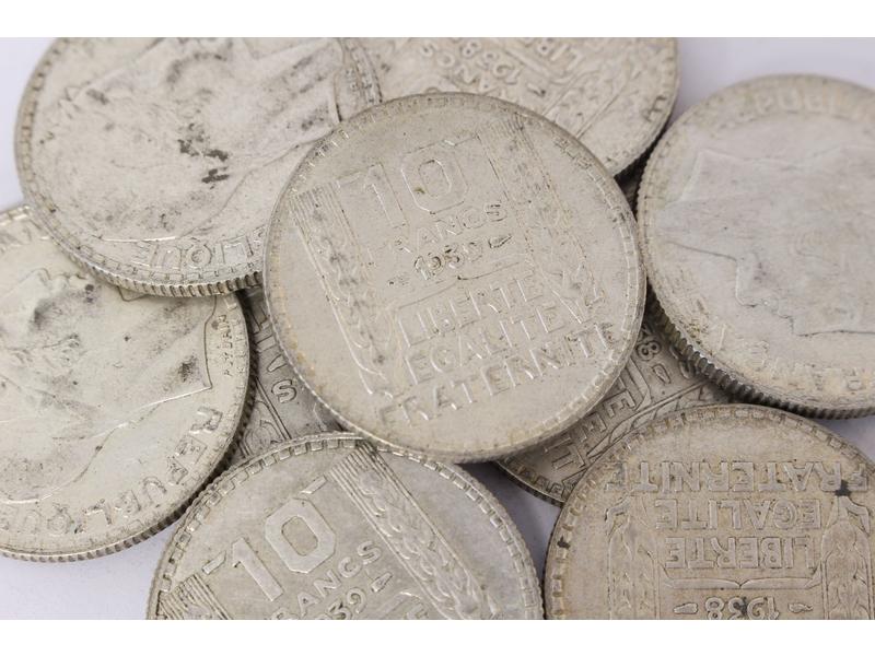 IMPORTANT LOT DE 202 PIECES en argent, module...