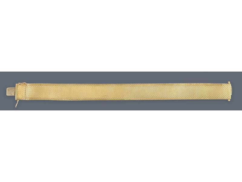 BRACELET en or jaune (750) type ceinture,...
