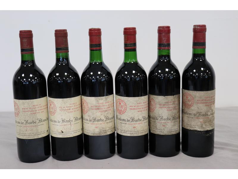 6 Blles CH. BARBE BLANCHE Lussac Saint-Emilion...