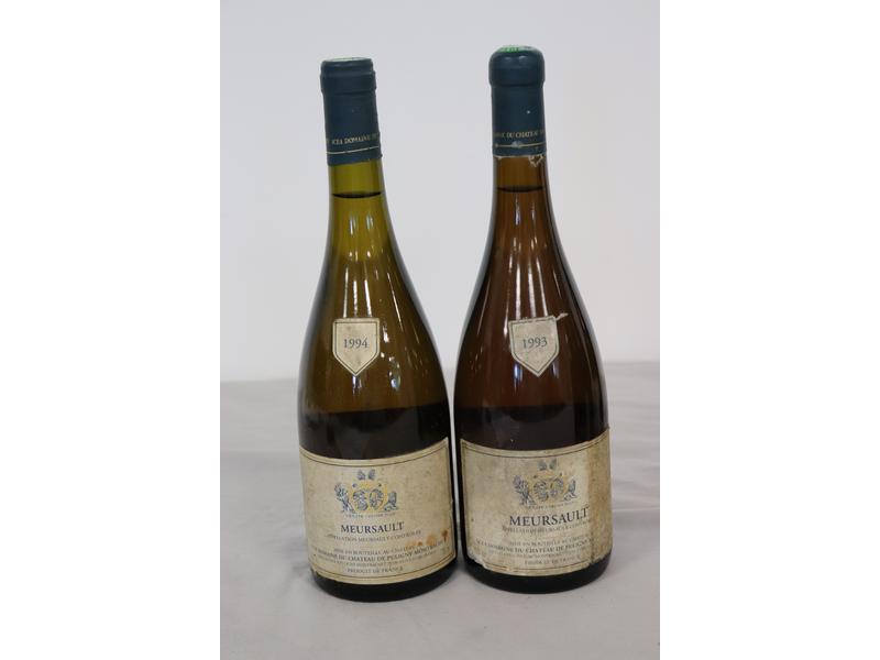 2 Blles MEURSAULT mise Ch. de Puligny Montrachet...