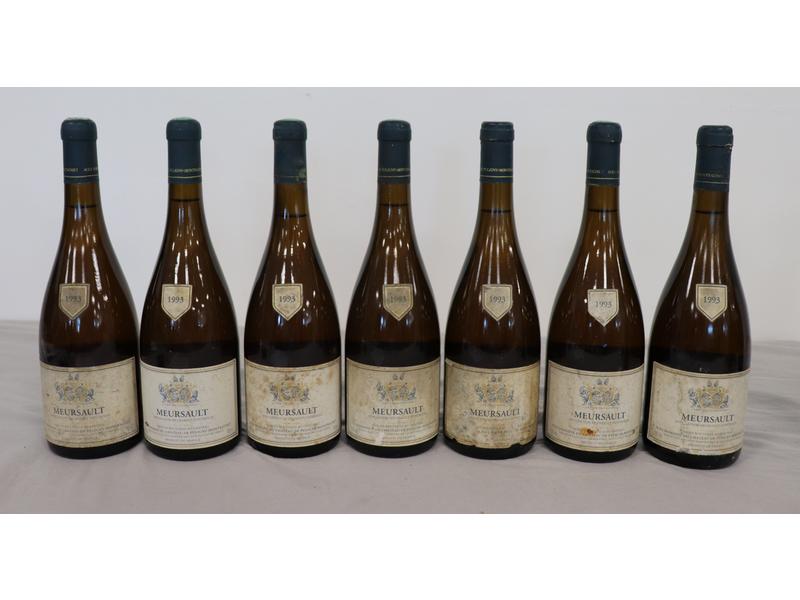 7 Blles MEURSAULT mise Ch. de Puligny Montrachet,...