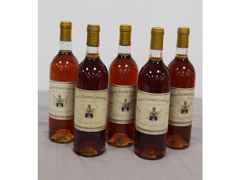 5 Blles CH. BASTOR LAMONTAGNE Sauternes ...