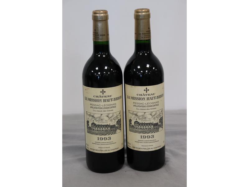 2 Blles CH. LA MISSION HAUT BRION Graves...