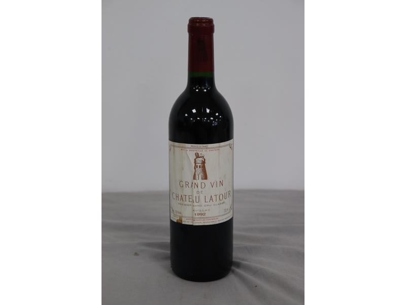1 Blle CH. LATOUR Pauillac 1er GCC 1992
