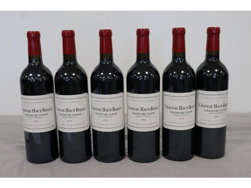 6 Blles CH. HAUT BAILLY Graves GCC 2004