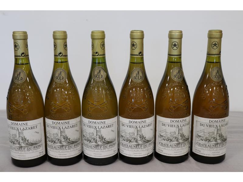 6 Blles CHÂTEAUNEUF DU PAPE blanc Domaine...