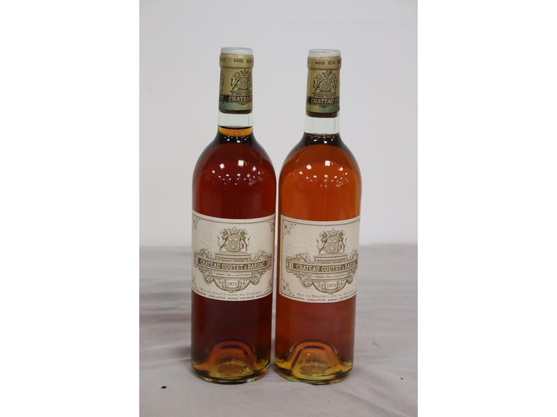 2 Blles CH. COUTET Barsac 1er CC 1974