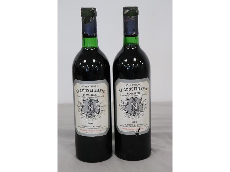 2 Blles CH. LA CONSEILLANTE Pomerol 1985