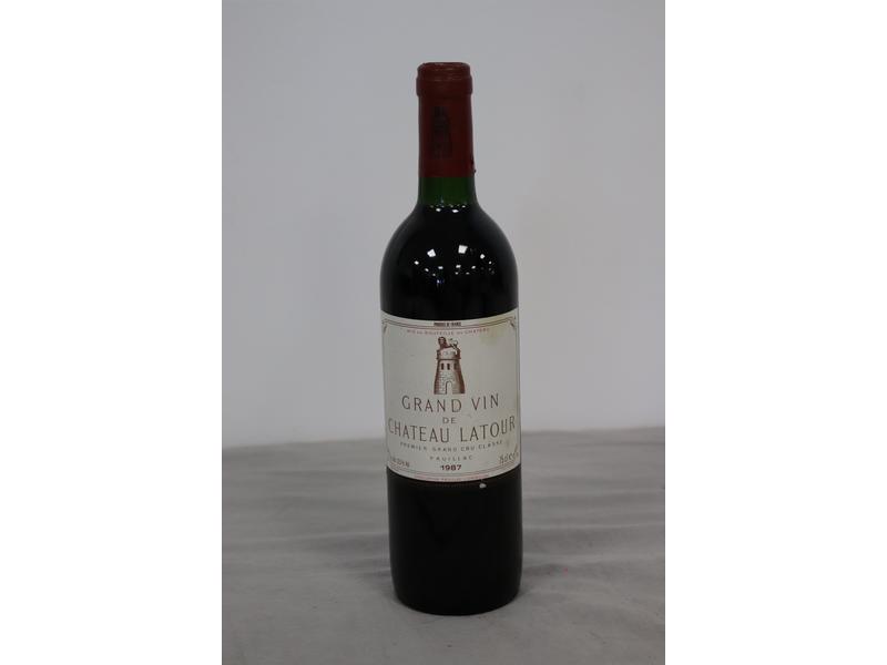 1 Blle CH. LATOUR Pauillac 1er GCC 1987