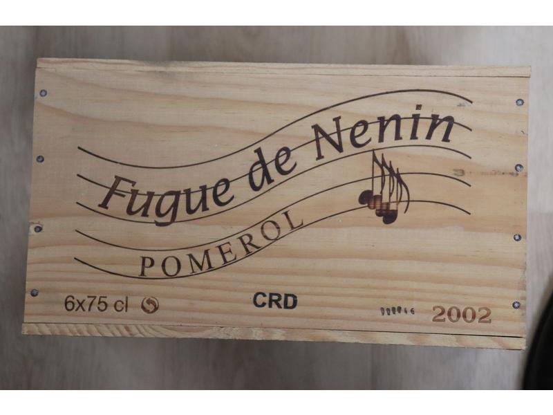 6 Blles FUGUE DE NÉNIN Pomerol 2002