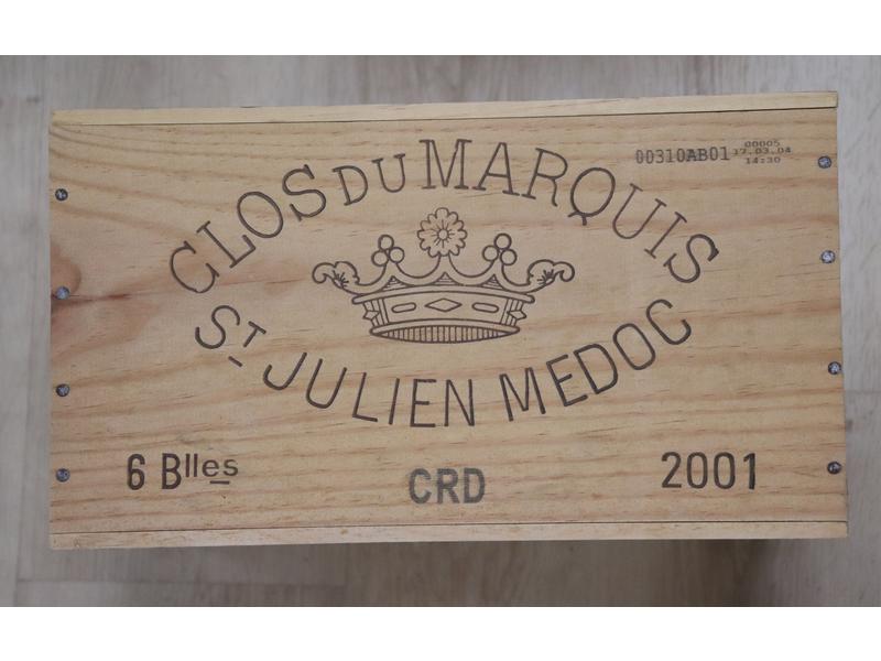 6 Blles CLOS DU MARQUIS Saint-Julien 200...