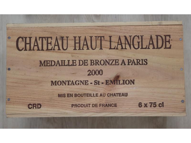 6 Blles CH. HAUT LANGLADE Montagne Saint-Emilion...