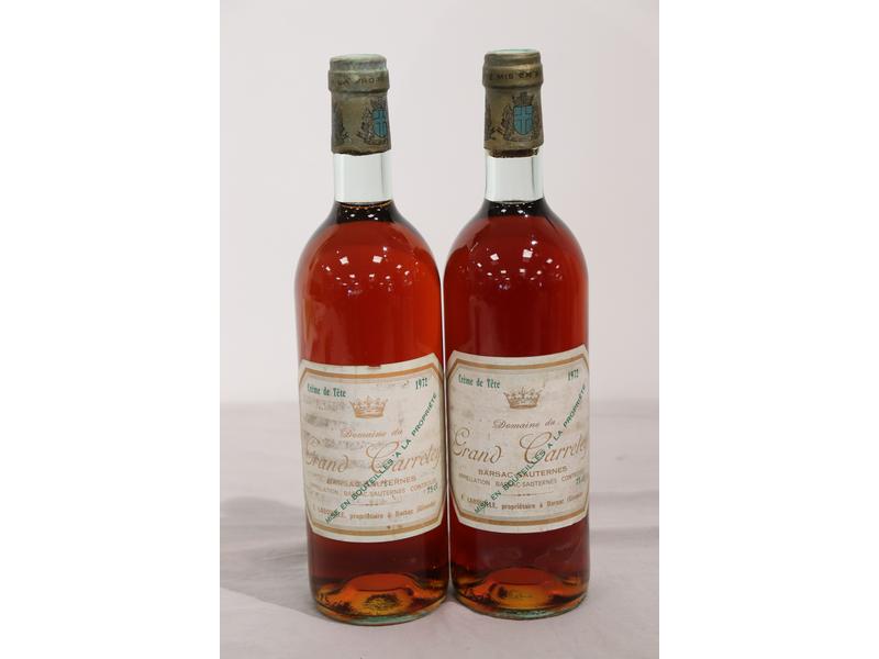 2 Blles DOMAINE DU GRAND CARRETEY Barsac...