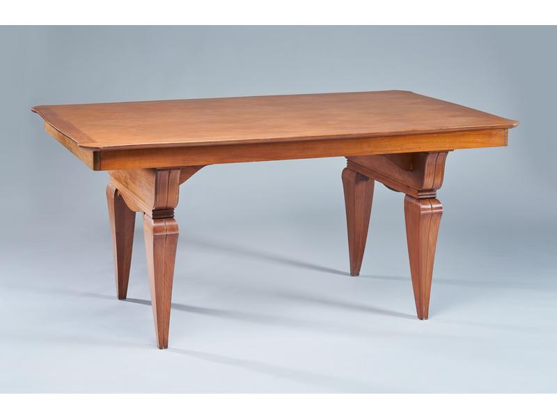 TABLE DE SALLE A MANGER en bois de placage...