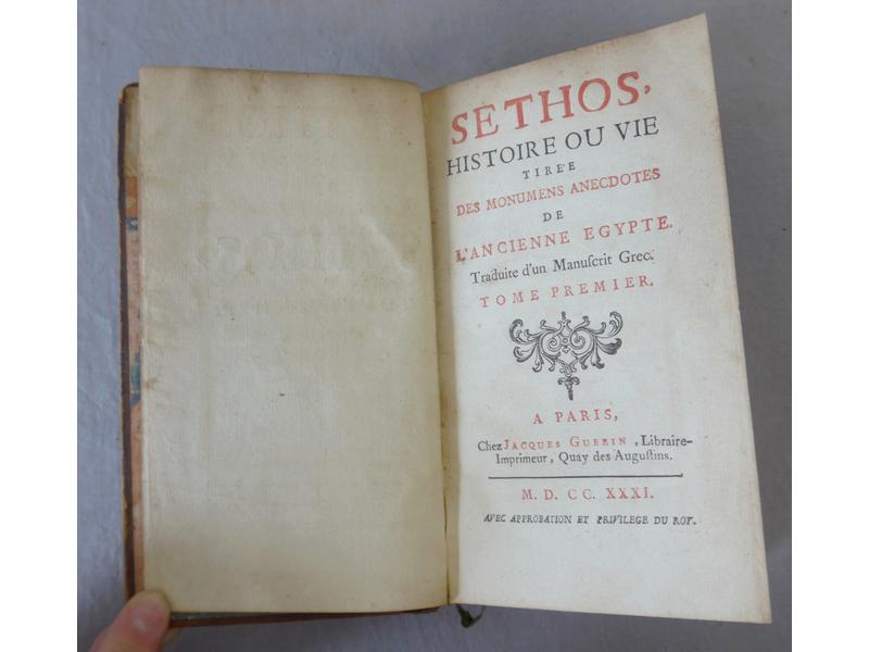 TERRASSON : Sethos histoire ou vie tirée...