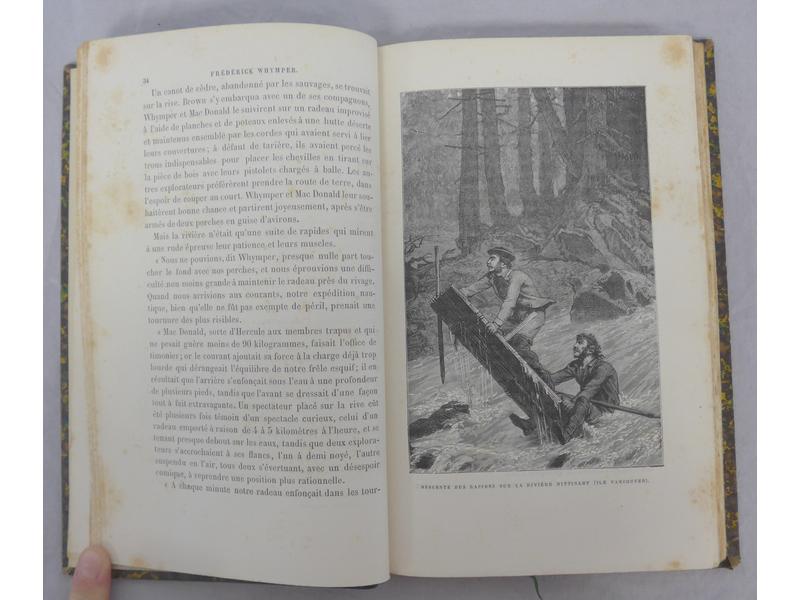 WHYMPER (F.) : Voyages et aventures dans...