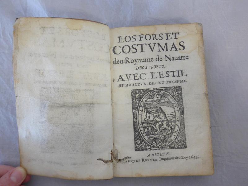 [NAVARRE] Los fors et costumas deu Royaume...