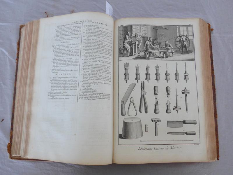 Recueil de trois volumes de planches de l'Encyclopédie...