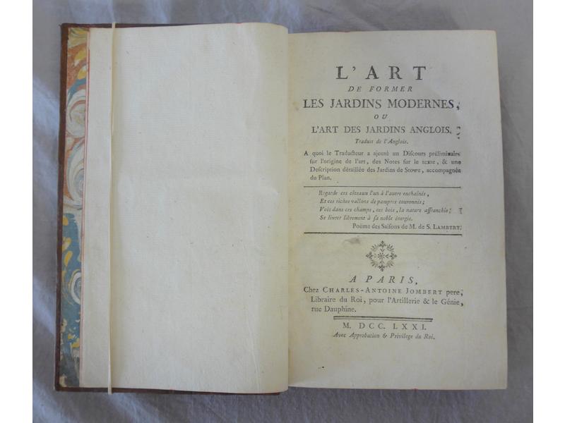 WHATELY (Th.) :  L'Art de former les Jardins...