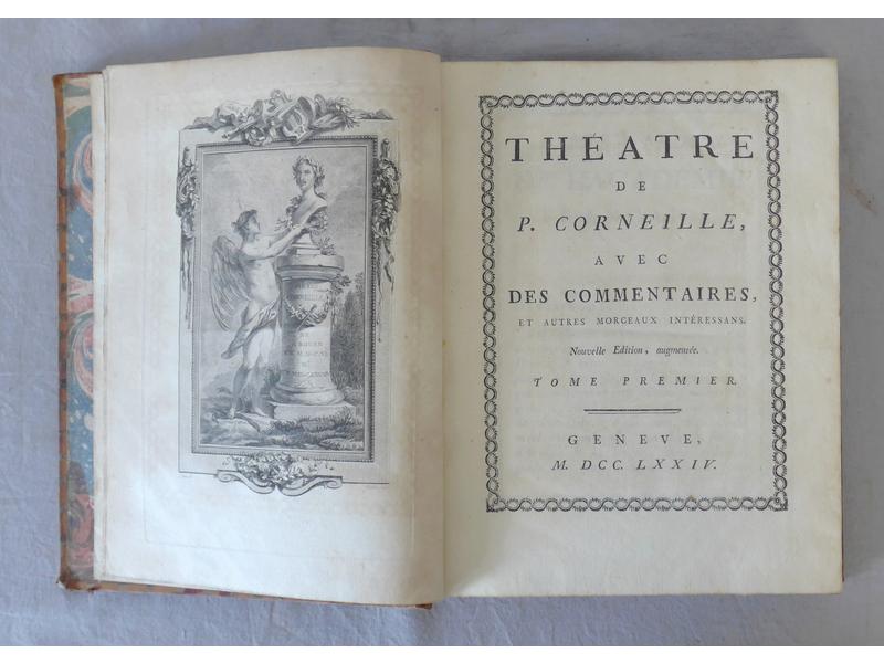 CORNEILLE (P.) : Théâtre. Genève, 1775. 8...