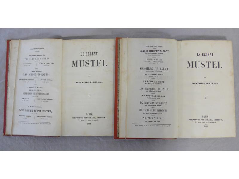 DUMAS Fils (Alexandre) :  Le Régent Mustel....