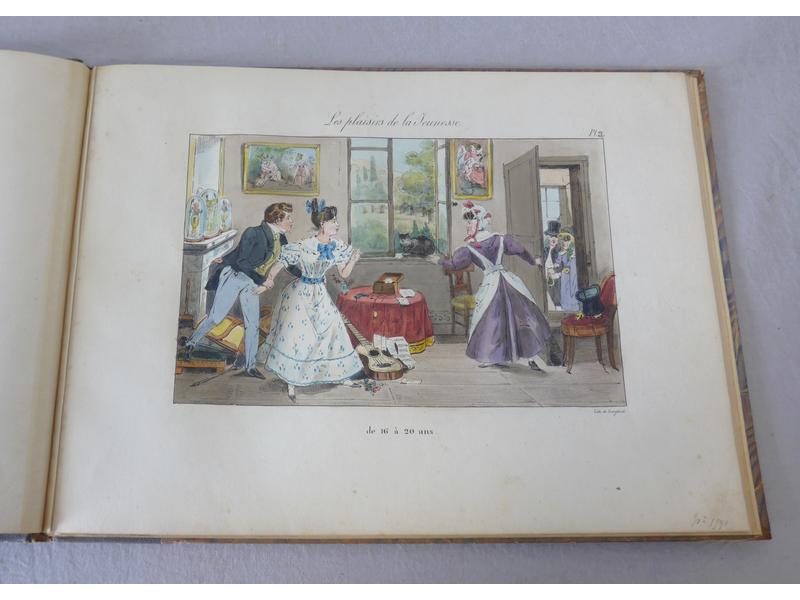 [GRANDVILLE] Recueil de Lithographies en...