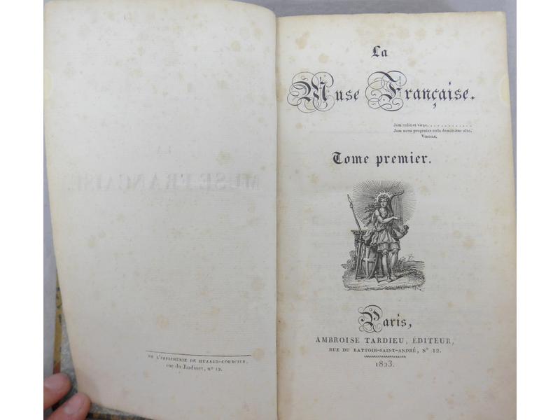 La Muse française.  1823-1824. 2 tomes en...