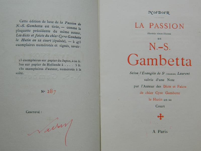 NADAR : La Passion illustrée sinon illustre...