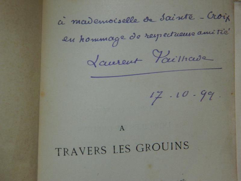 TAILHADE (L.) : A Travers les grouins. Stock,...