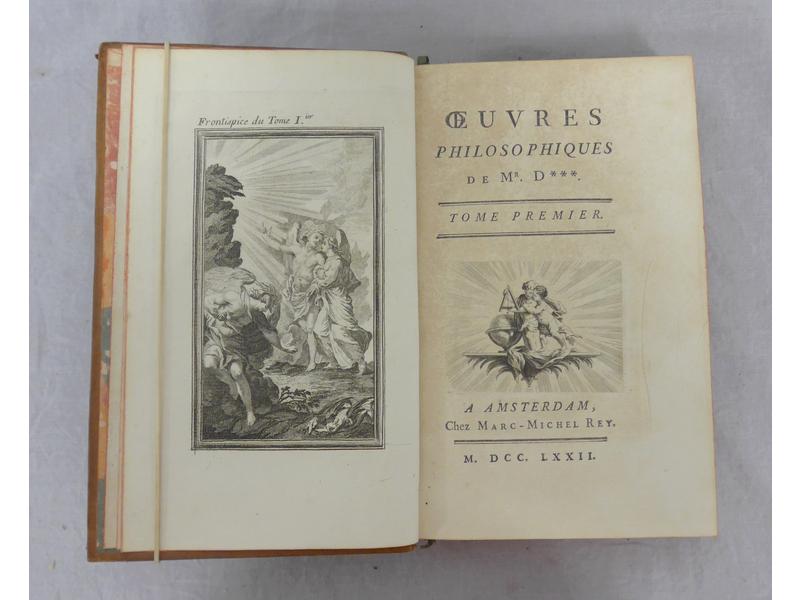 DIDEROT : Œuvres philosophiques. Amsterdam,...