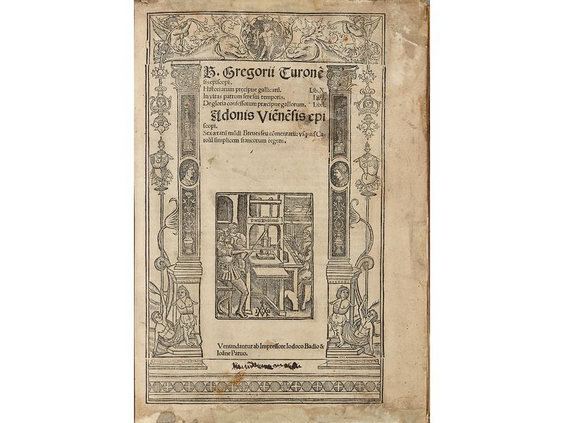 GRÉGOIRE DE TOURS :  B. Gregorii, Turonensis...