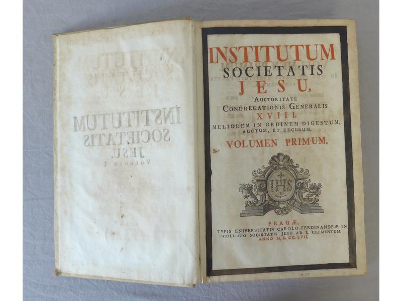 [JESUITES] Institutum Societatis Jesu…Pragae,...