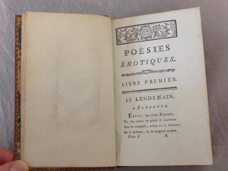 PARNY : Œuvres. Cazin, 1784. 2 vol. In-16...