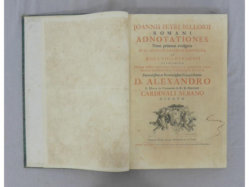 BELLORII (J.-P.) : Romani adnotationes nunc...