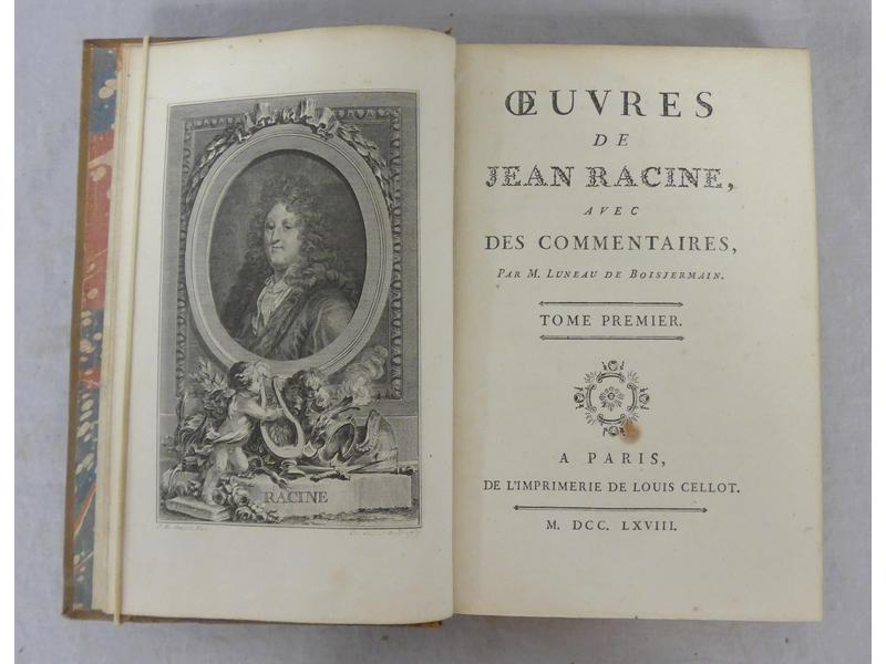 RACINE (J.) : Œuvres. Louis Cellot, 1768....