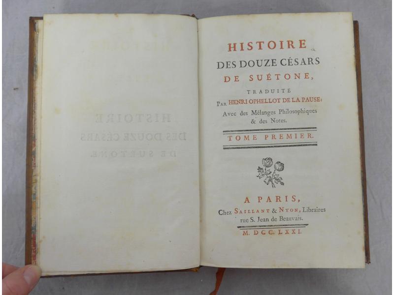 SUETONE : Histoire des douze Césars. Traduction...