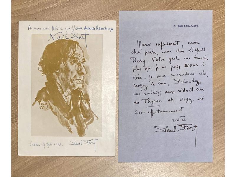 [Paul FORT] - CORRESPONDANCE à Pierre-Louis...