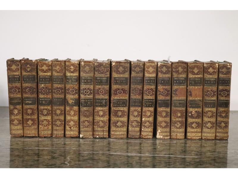 ROUSSEAU (J.-J.): Œuvres. Genève, 1782.