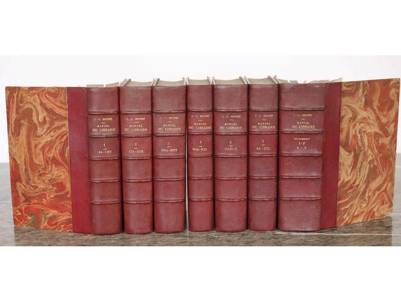 BRUNET: Manuel du Libraire et de l'amateur...