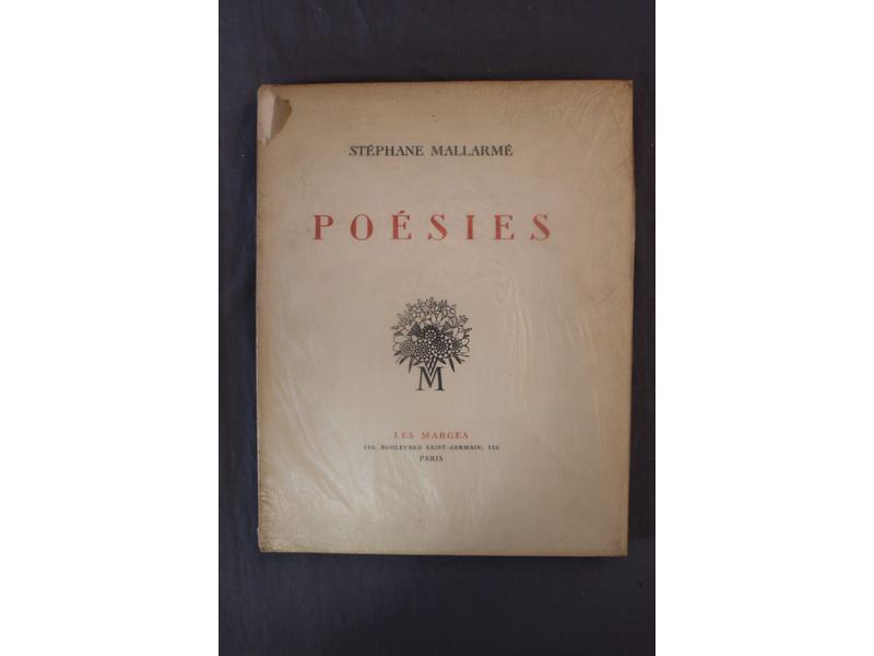 MALLARME (S.): Poésies. Ed. Les Marges, Paris,...