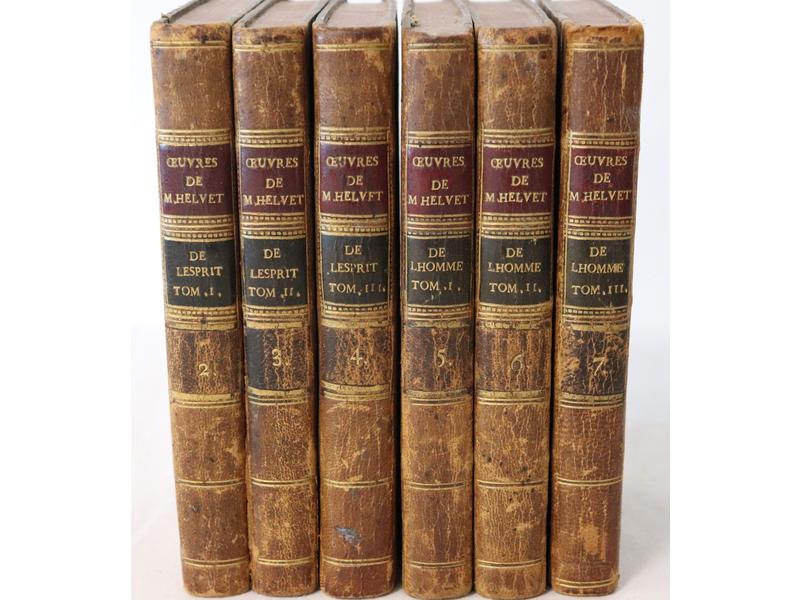 HELVETUS, De l'Esprit et de l'Homme, 178...