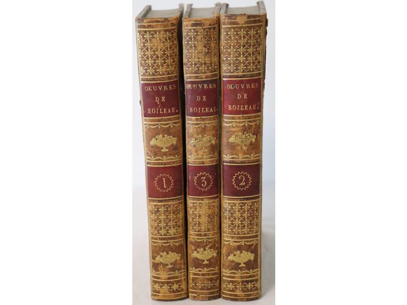 BOILEAU: Les oeuvres. Paris, Mame, 1810.