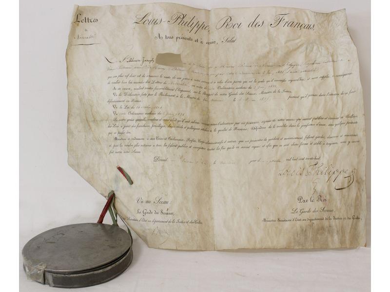 [France, Archivalia] - Lettres patentes de...
