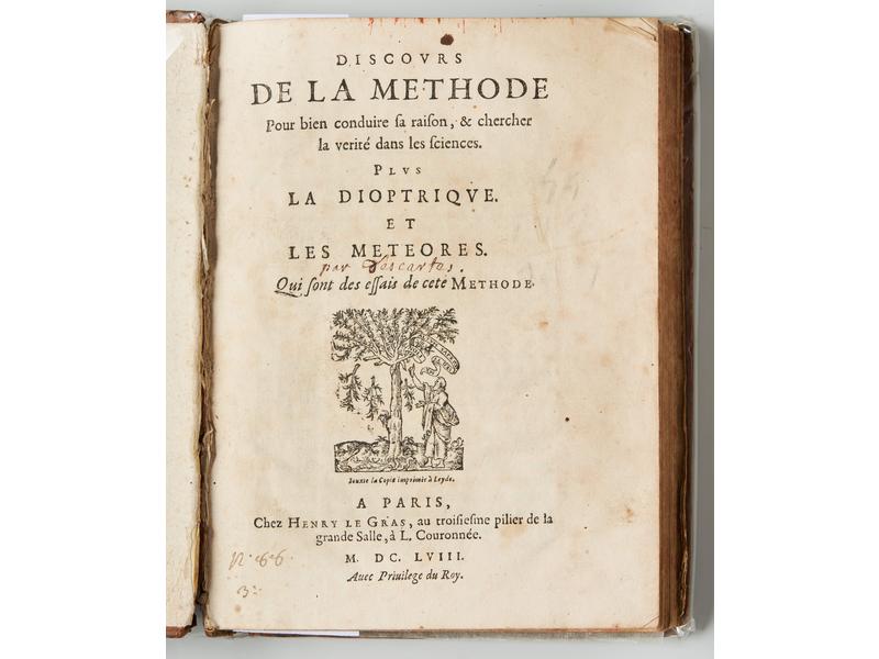 DESCARTES: Discours de la méthode…Le Gras,...