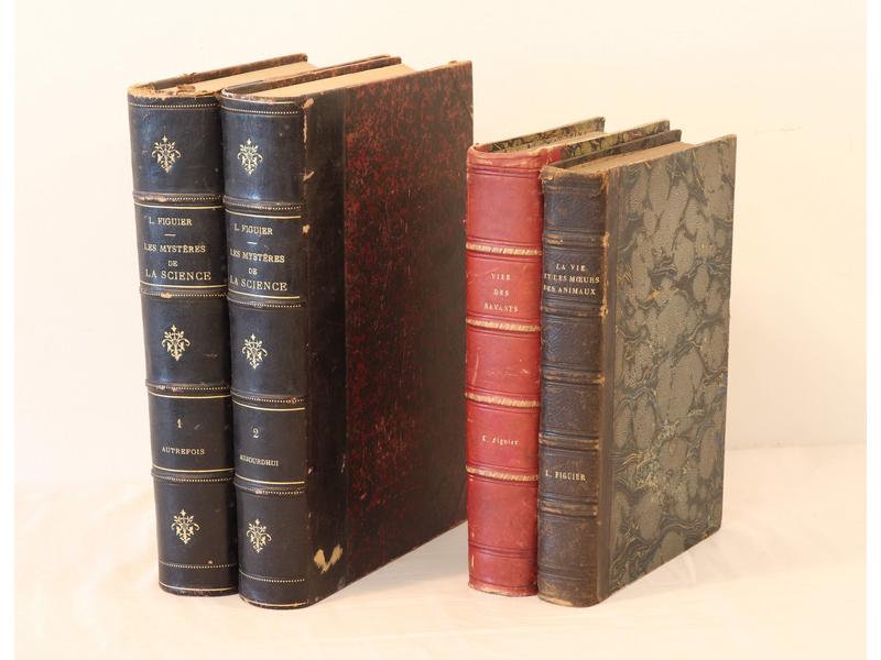 FIGUIER (L.): 4 vol. reliés (états diver...